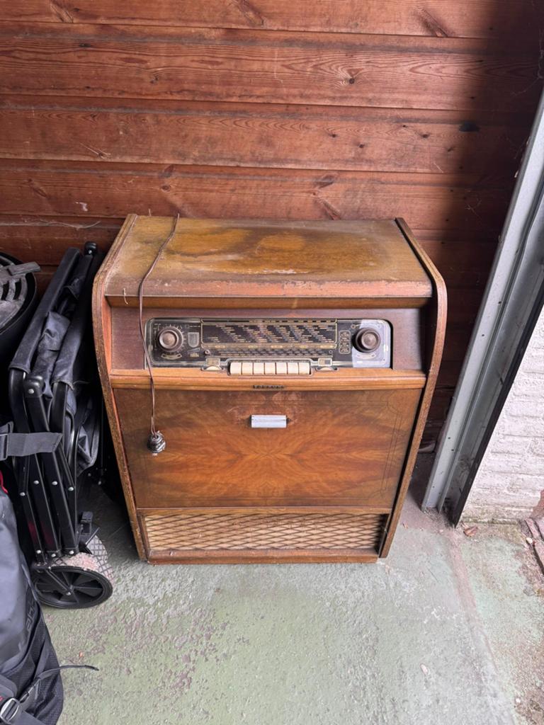 Vintage Radio Meubel - Decoratief of voor Restauratie, Ophalen