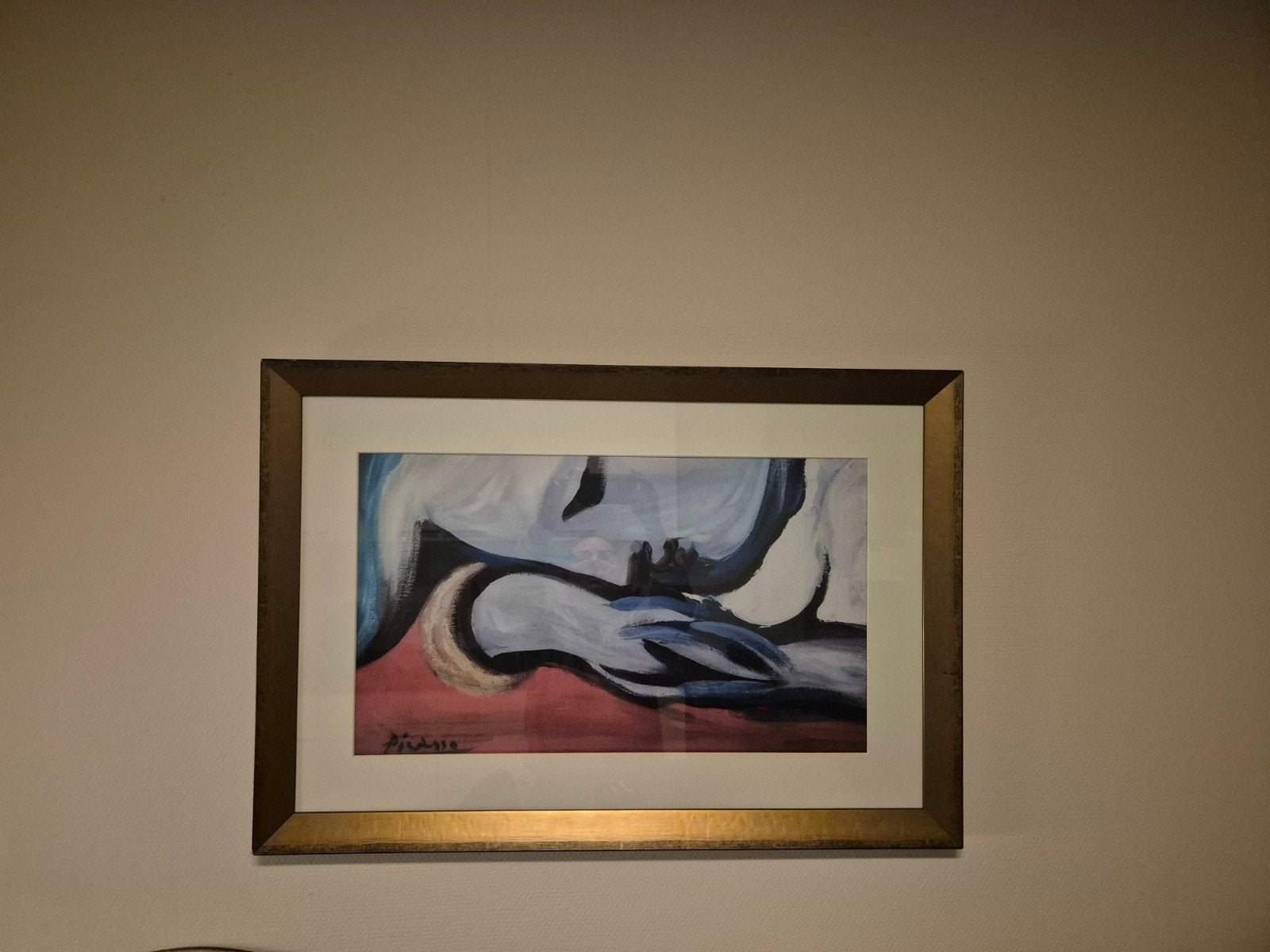 Picasso 'The Rest' in zware, aparte omlijsting, Ophalen