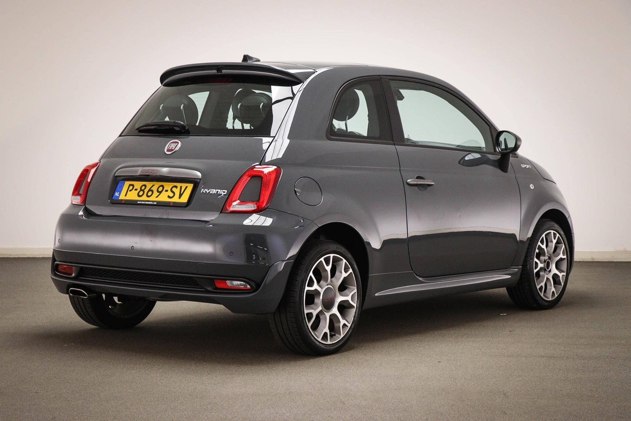 Fiat 500 1.0 Hybrid Sport | PANORAMADAK | UCONNECT | DAB | N, Auto's, Stof, Met garantie (alle), 4 stoelen, Origineel Nederlands