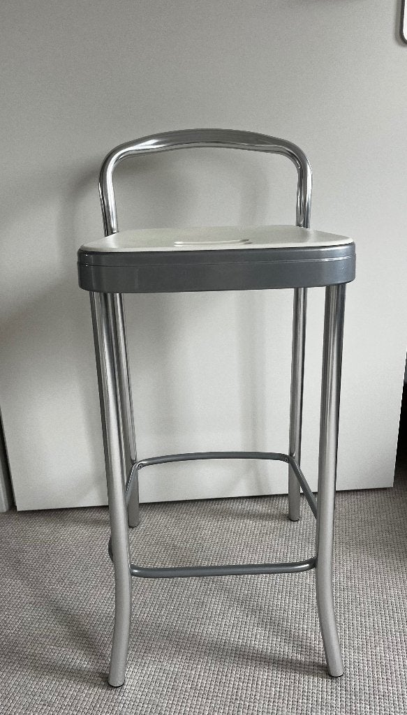 Kartell mauna kea barkruk, Ophalen, Kunststof, Met voetsteun, 60 tot 90 cm