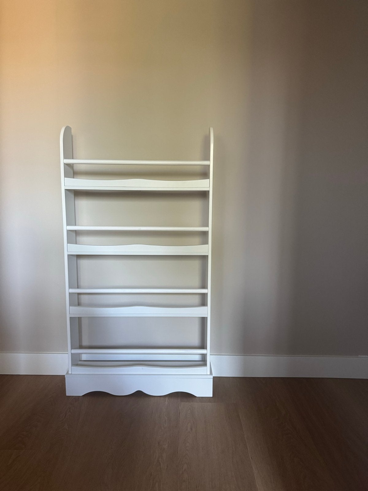 FOREHILL Grote Boekenplank voor Kinderen, Wit Hout, Ophalen, Met plank(en), 100 tot 150 cm, 50 tot 100 cm