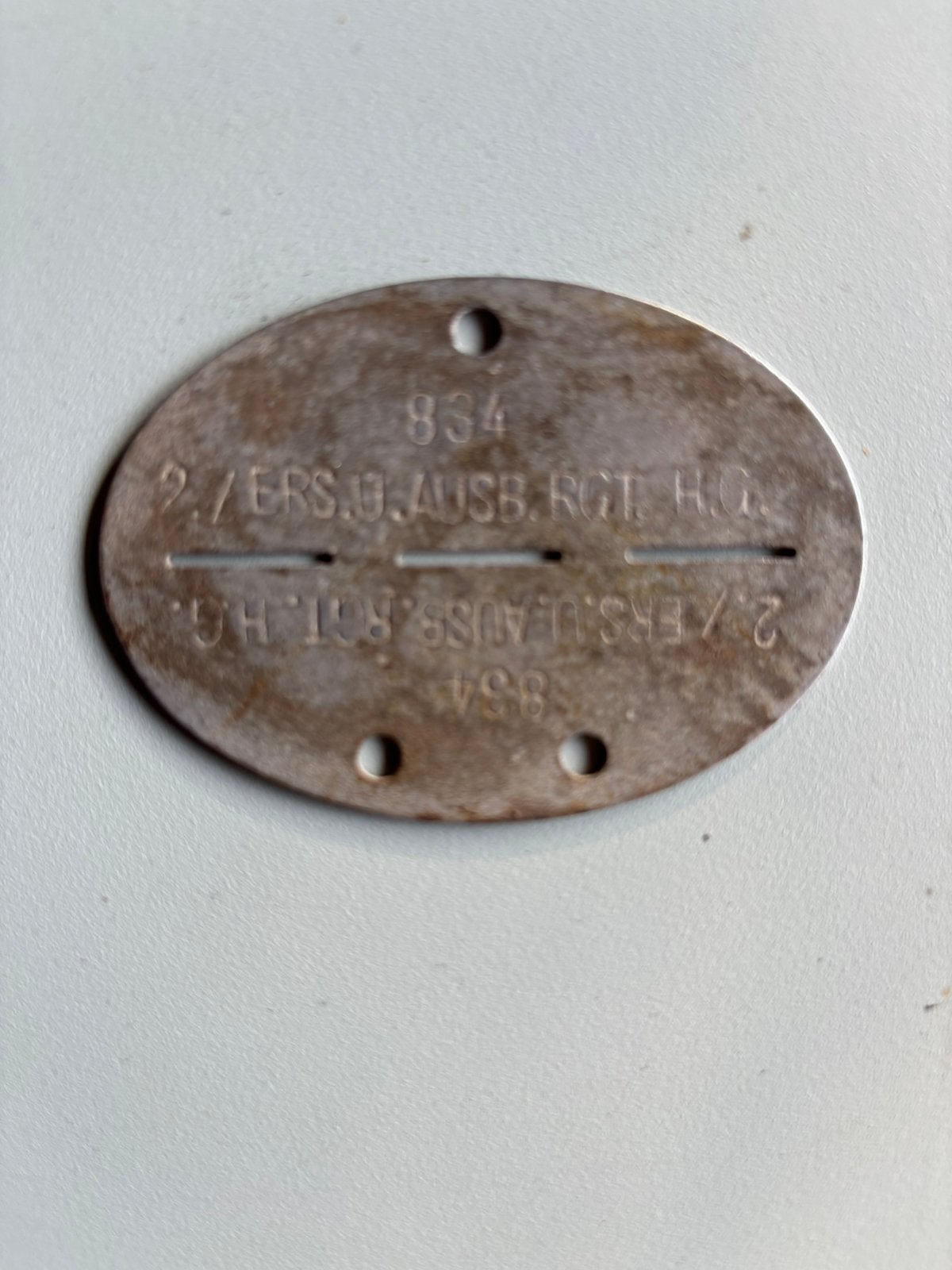 Duits naam plaatje, Ophalen of Verzenden, Duitsland, Embleem of Badge