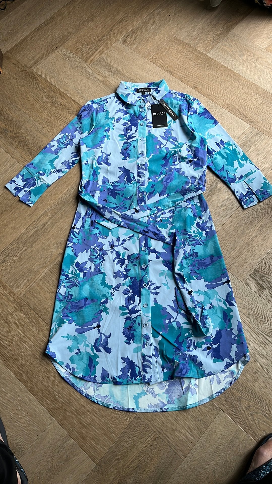 Dames jurk maat S Mi Piace, Blauw, Nieuw, Ophalen of Verzenden, Maat 36 (S)