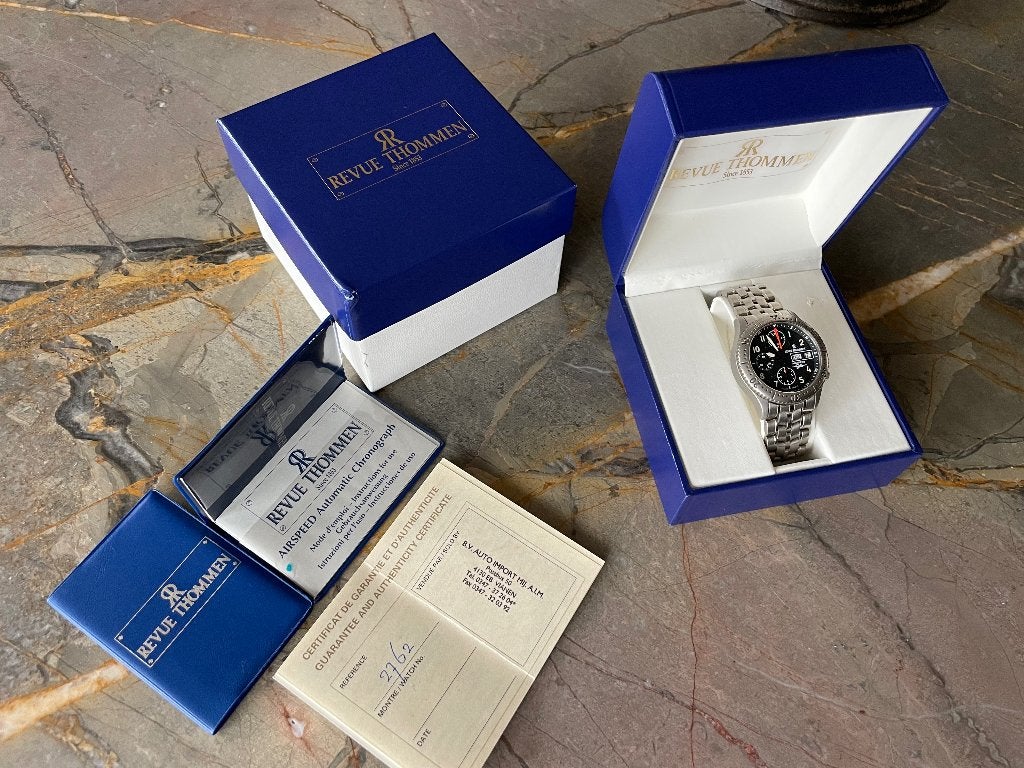 Revue Thommen Airspeed Saab 9-5, Overige materialen, Gebruikt, Polshorloge, Overige materialen