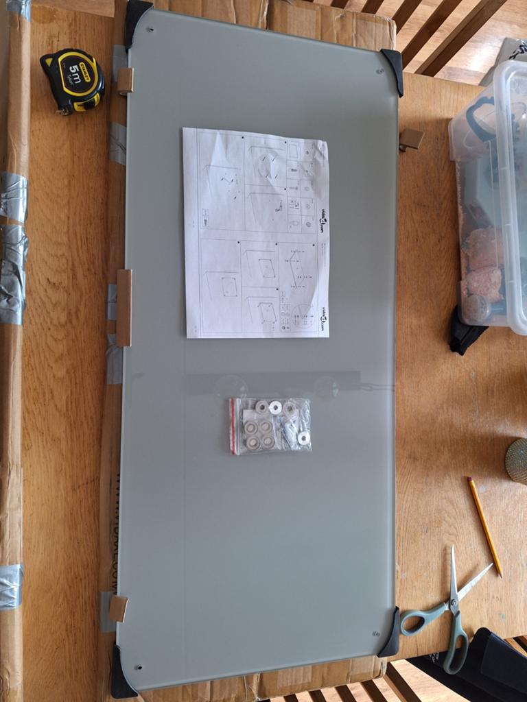 Glazen keuken Achterwand, Ophalen of Verzenden, Nieuw