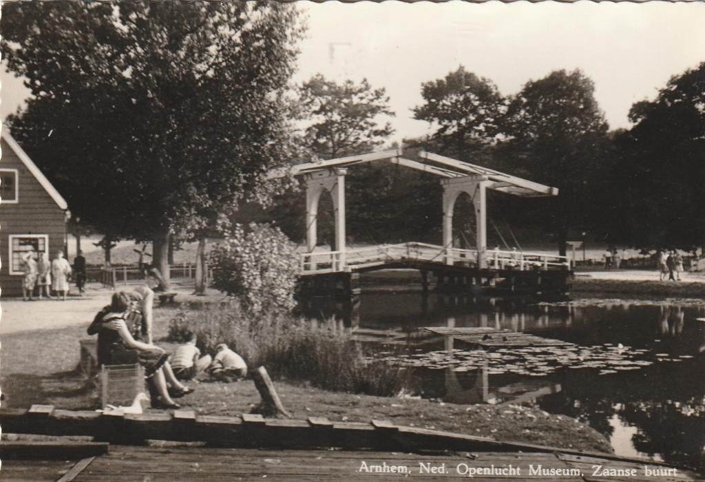 ARNHEM Openluchtmuseum Zaanse Buurt gr.f., Verzenden, 1960 tot 1980, Ongelopen, Gelderland