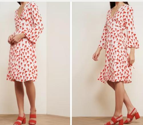 jurk Fabienne Chapot/viscose, Kleding | Dames, Jurken, Maat 38/40 (M), Overige kleuren, Verzenden, Zo goed als nieuw