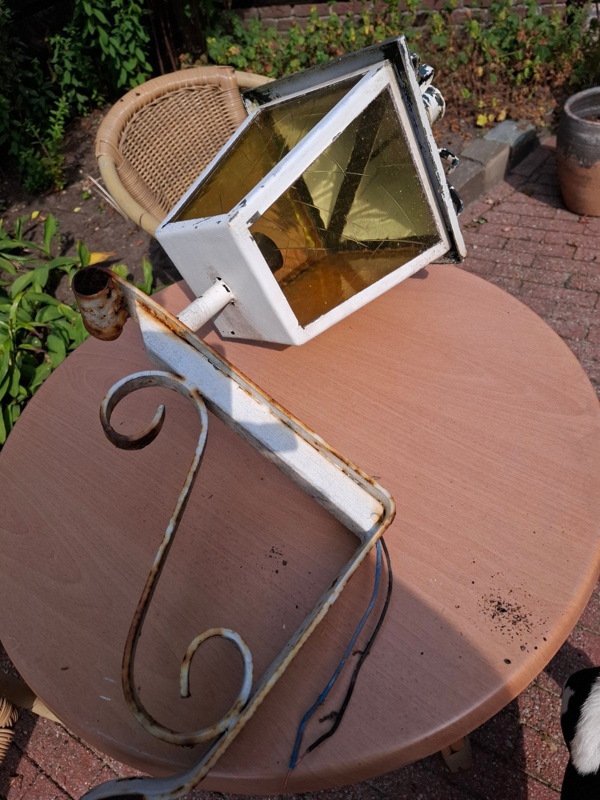 te koop buitenlamp, Ophalen, Gebruikt, Wandlamp, Netvoeding