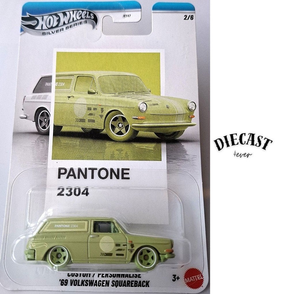 Hot Wheels '69 Volkswagen Squareback Silver series, PANTONE, Ophalen, Nieuw, Auto