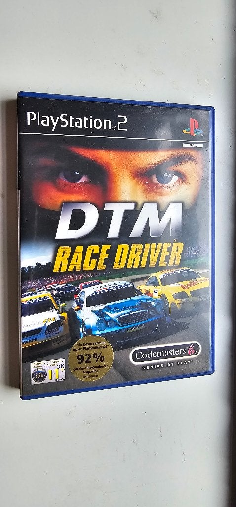 DTM Race Driver PS2, Spelcomputers en Games, Games | Sony PlayStation 2, Gebruikt, 1 speler, Racen en Vliegen, Eén computer