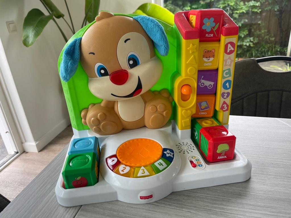 Fisher-Price Leerplezier Puppy's Speelhuisje, Ophalen, Gebruikt, Taal en Lezen, Met geluid