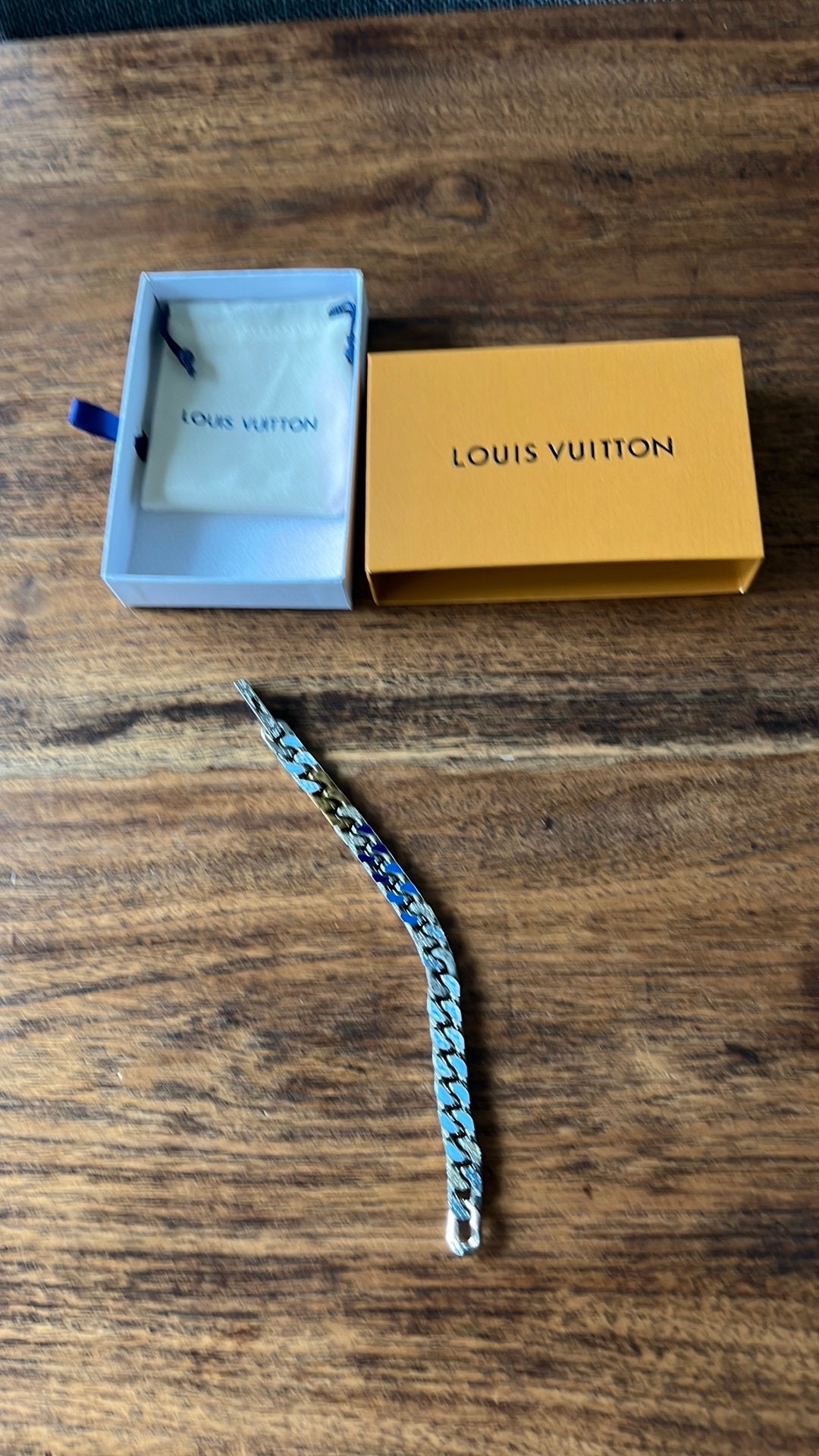 Louis Vuitton armband, Ophalen of Verzenden, Nieuw, Zilver, Overige materialen