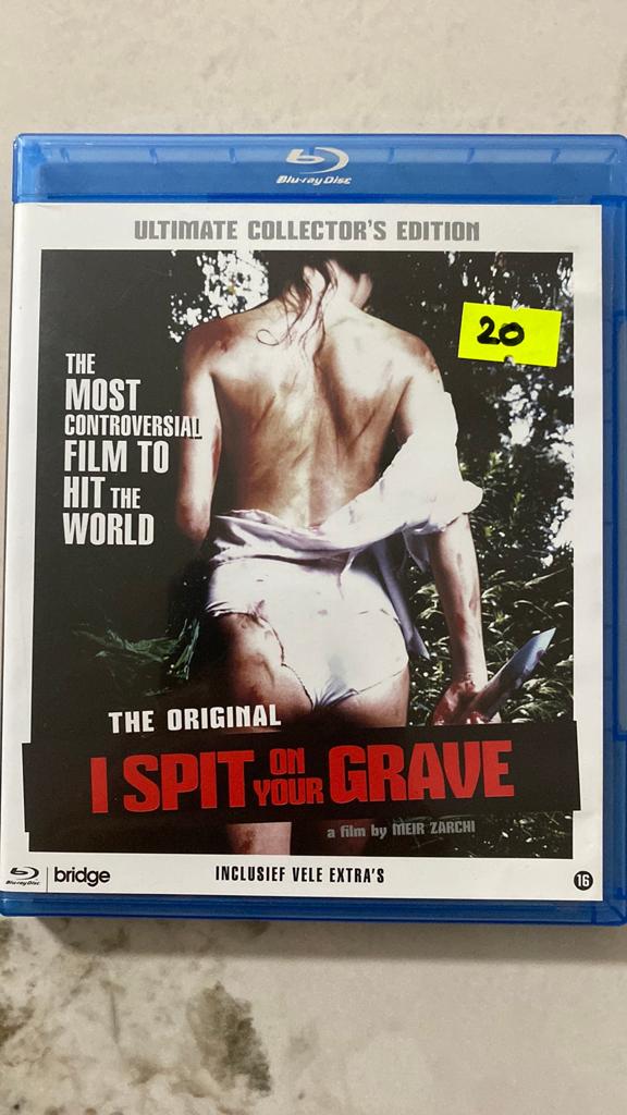 I spit on your grave blu ray NL versie original, Ophalen of Verzenden, Zo goed als nieuw, Horror