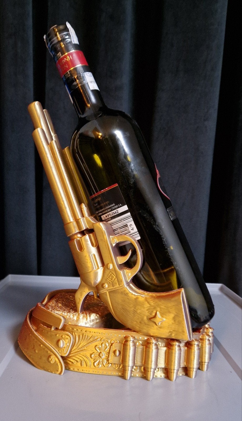 Unieke Wijnsteun western look, Kunststof, Verzenden, Nieuw, Minder dan 5 flessen