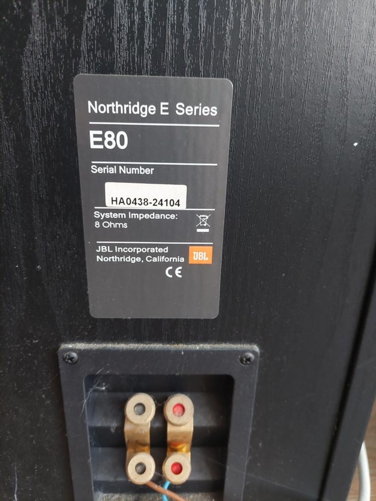 JBL E80 Northridge E Series Vloerstaande Luidsprekers, Audio, Tv en Foto, Luidsprekers, Ophalen, Gebruikt, JBL, 120 watt of meer
