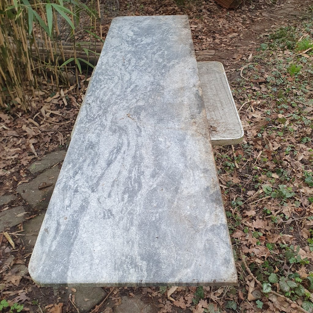 Natuurstenen tafelblad, Ophalen, Gebruikt
