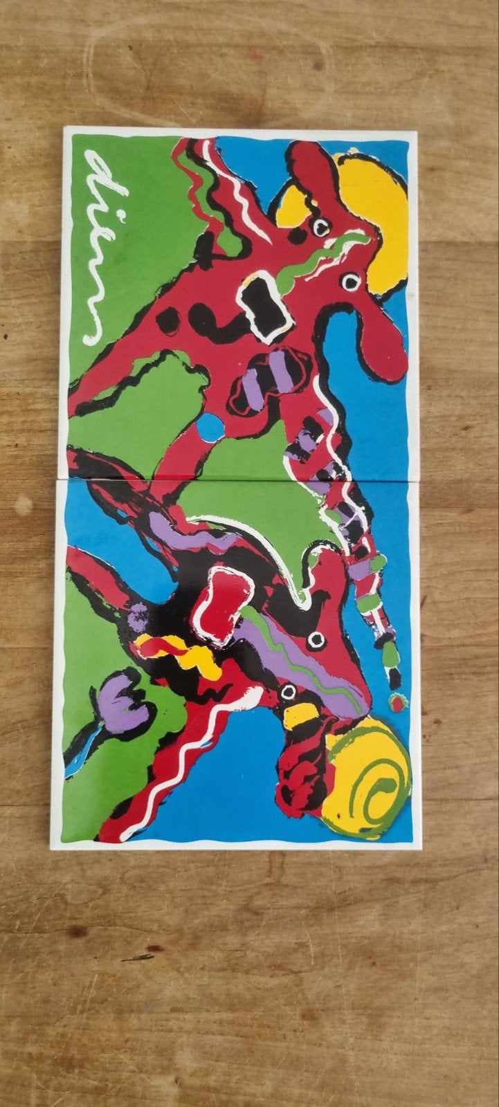 Schoonhoven Keramiek Tegel Peter diem!, Antiek en Kunst, Ophalen of Verzenden