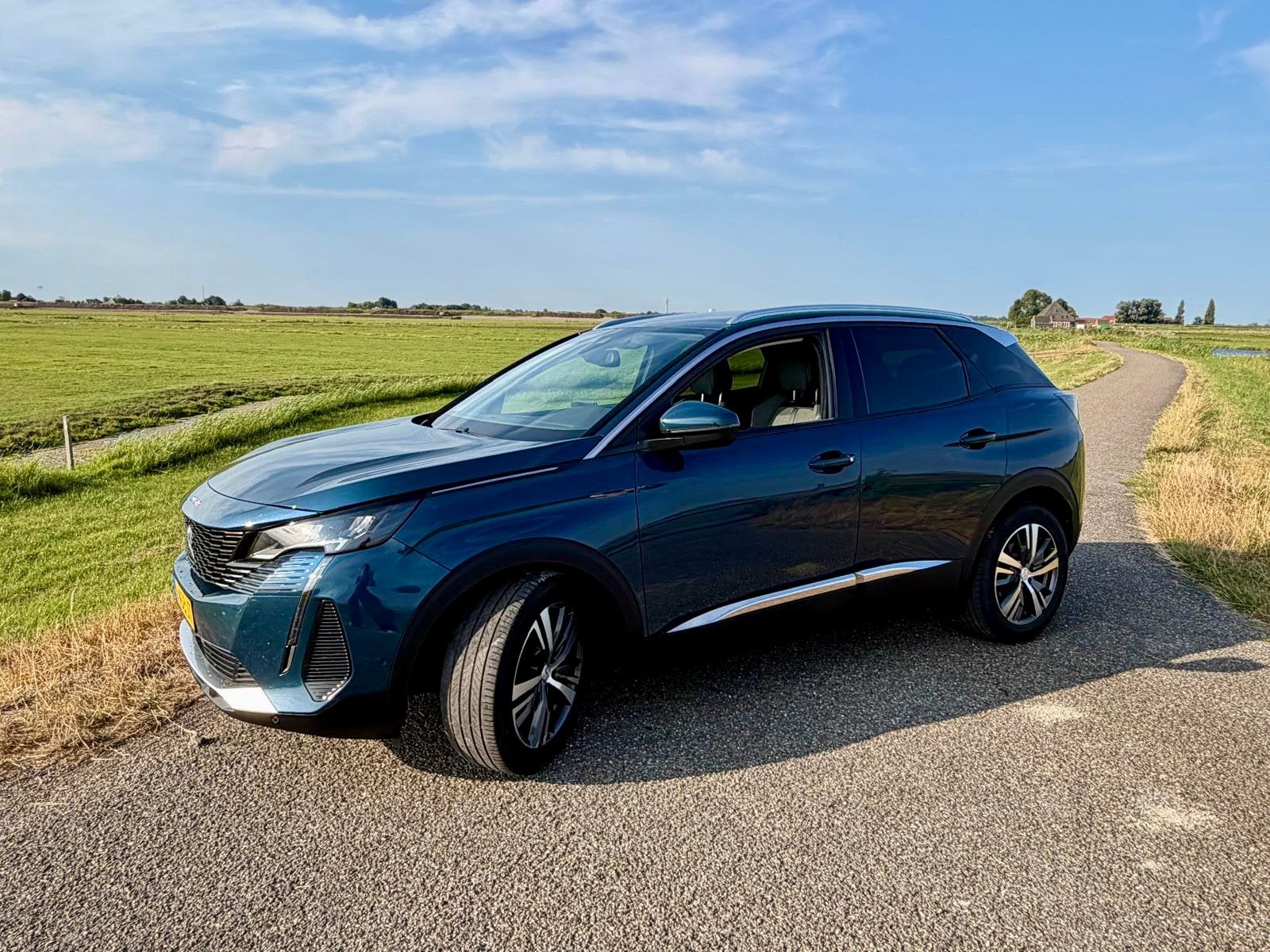 Peugeot 3008 1.2 PureTech Blue Lease 130pk 2021 Blauw, Voorwielaandrijving, 1295 kg, 1199 cc, Elektronische parkeerrem