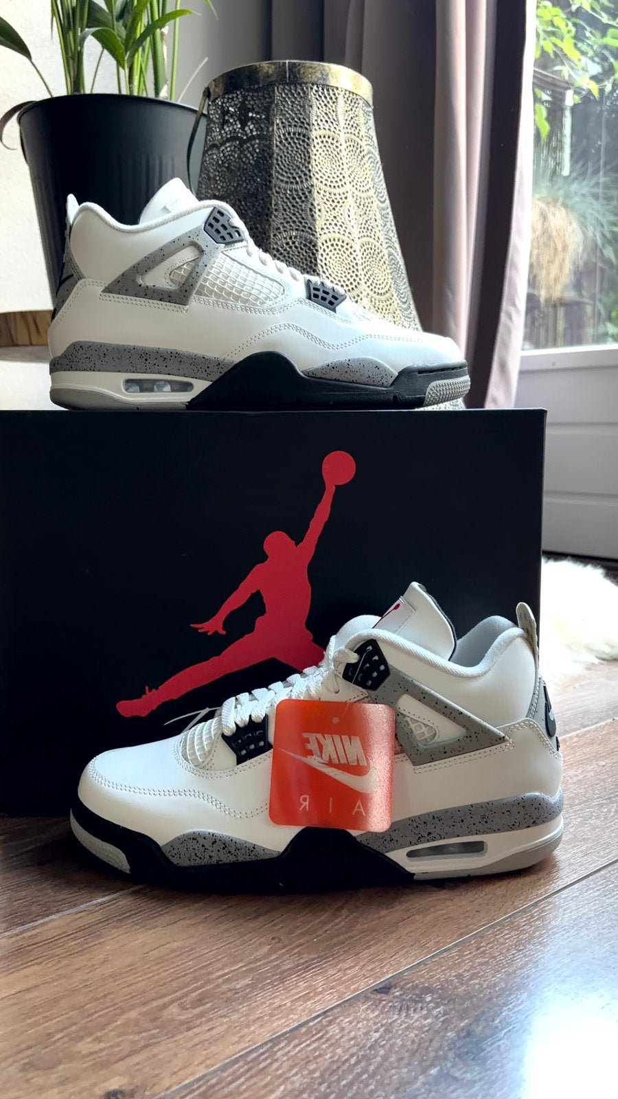 Nike Air Jordan 4 White cement - 43, Kleding | Heren, Schoenen, Wit, Nieuw, Ophalen of Verzenden, Sneakers of Gympen