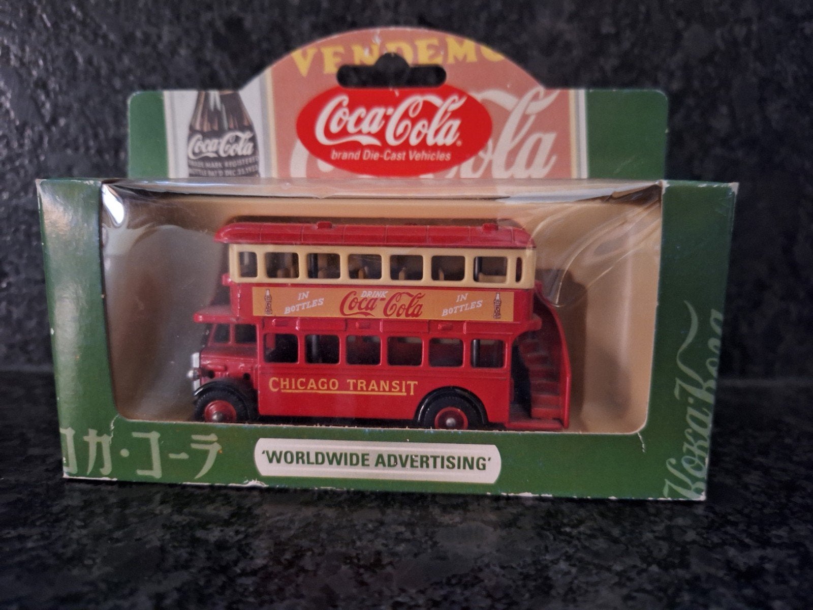 COCACOLA BUS DUBBELDEKKER CHICAGO TRANSIT ENGELAND, Verzamelen, Ophalen of Verzenden, Nieuw, Gebruiksvoorwerp