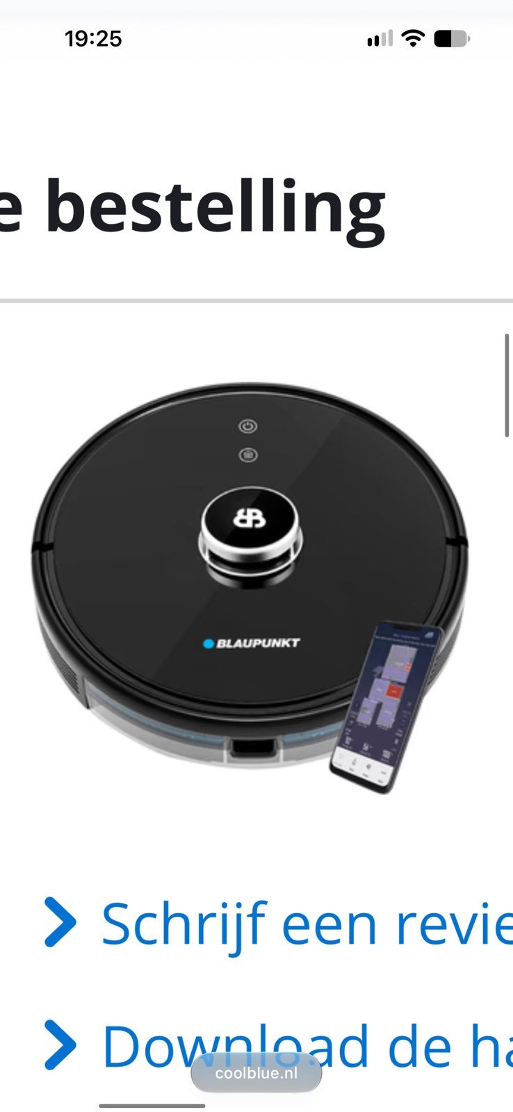 Blaupunkt Bluebot Xtreme, Ophalen, Zo goed als nieuw, Robotstofzuiger