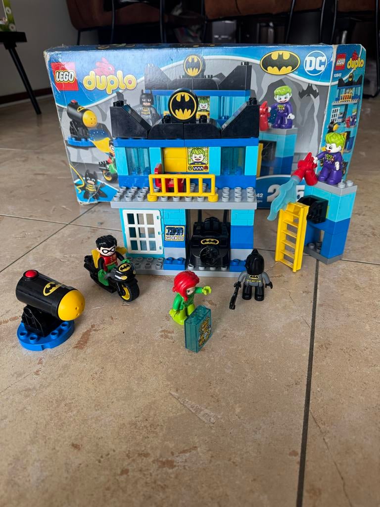 LEGO Duplo Batman Avontuur: Batcave en Figuren, Kinderen en Baby's, Speelgoed | Duplo en Lego, Zo goed als nieuw, Ophalen of Verzenden