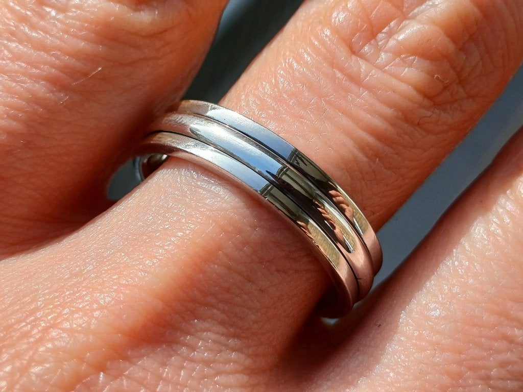 Vanoli 925 zilver draai spinning ring maat 20,25 21,75 22,75, Daiva1973@hotmail.com, Vanoli, 20 of groter, Amsterdam