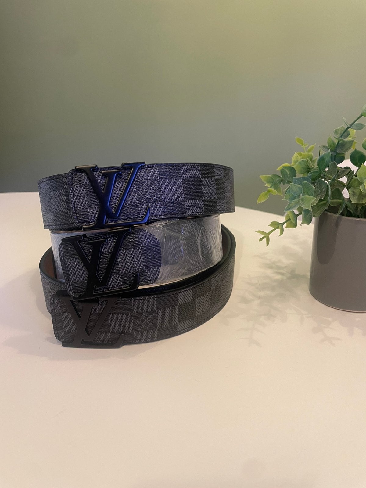 Heren riem luxe (zwart), Verzenden, Nieuw, Zwart