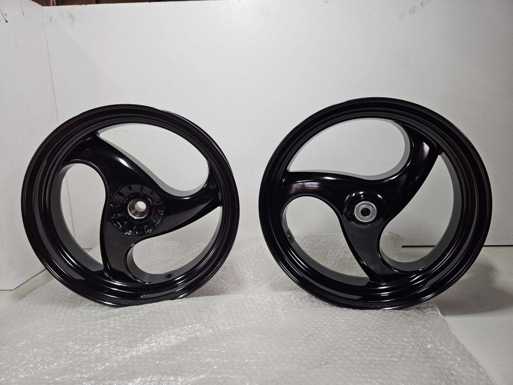 Velgen set Piaggio NRG 13'' 10cm Zwart Nieuw NOS, Niet ingevuld, Piaggio, Niet ingevuld, Nieuw