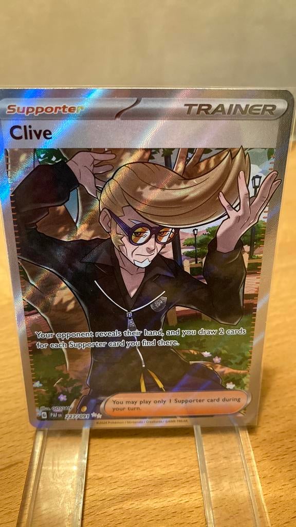 Pokemon Trainer Clive 227/91 Paldean Fates 3,00 euro, Ophalen of Verzenden, Zo goed als nieuw