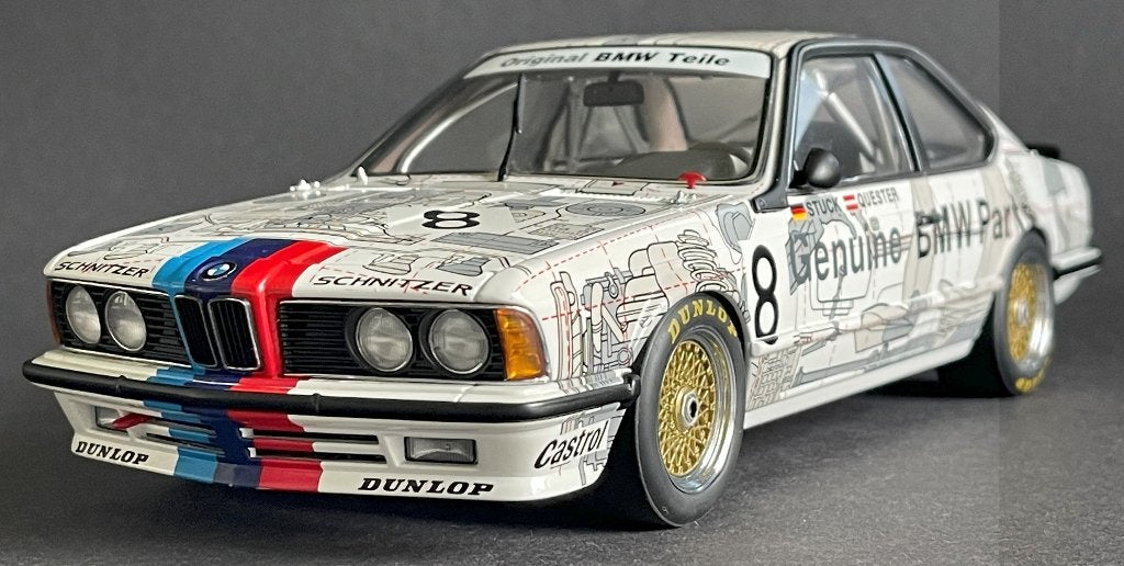 Autoart - BMW 6.35 CSI #8 (E24), Ophalen of Verzenden, Zo goed als nieuw, Auto, Autoart