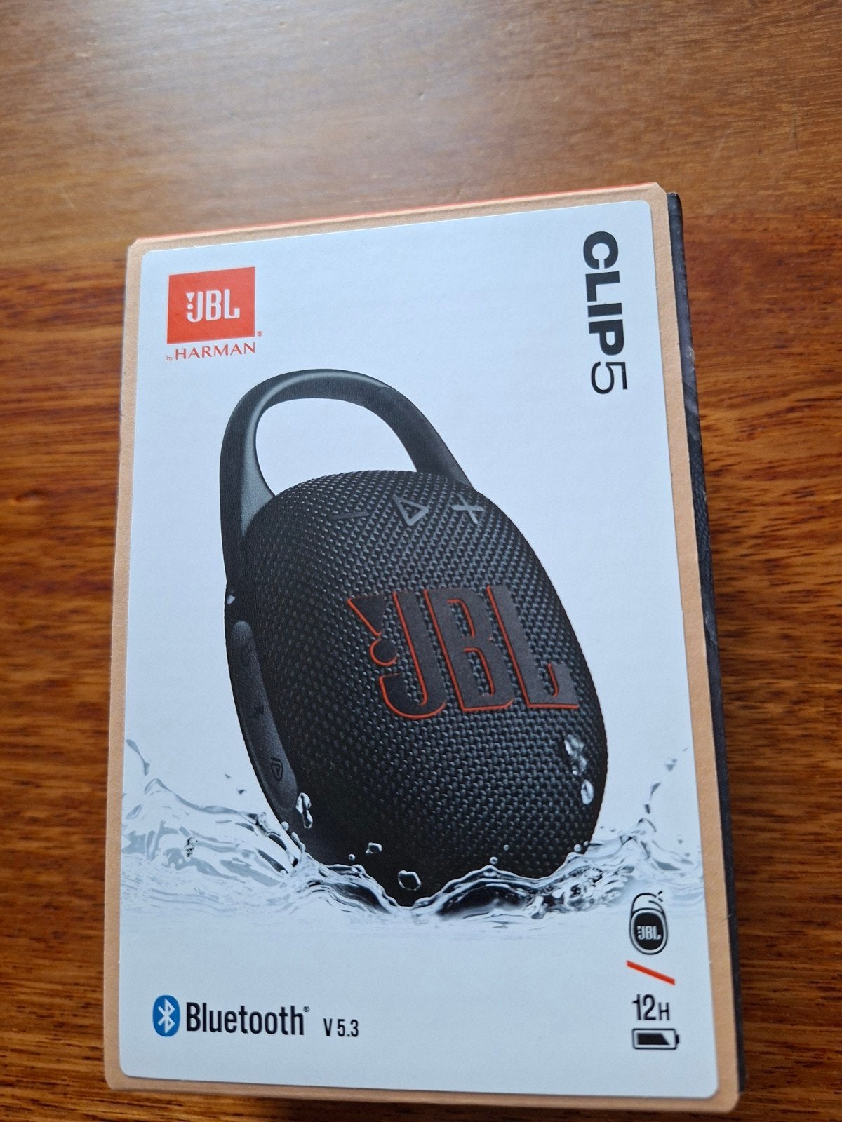 JBL Clip 5 zwart², Audio, Tv en Foto, JBL, Overige typen, Nieuw, Ophalen of Verzenden