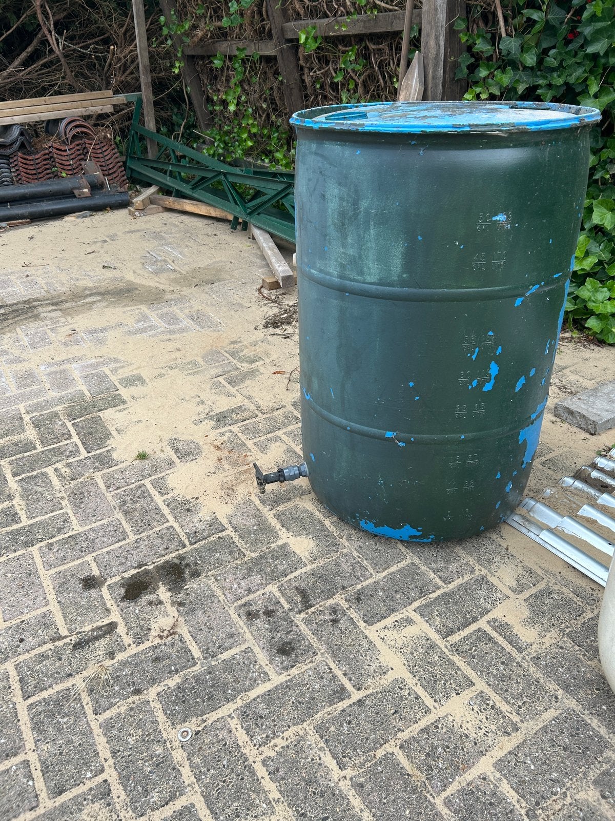Regenton, Tuin en Terras, Regentonnen, Ophalen, Kunststof, Gebruikt, Met kraantje