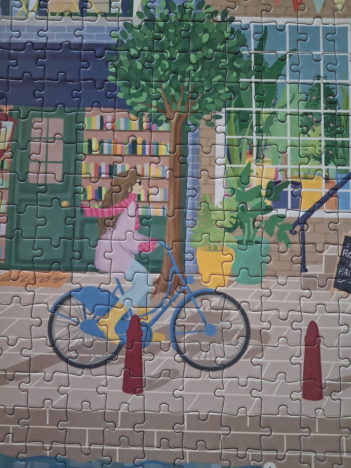 Een gezellige Hema puzzel 1000stuks compleet, Ophalen of Verzenden, 500 t/m 1500 stukjes, Zo goed als nieuw