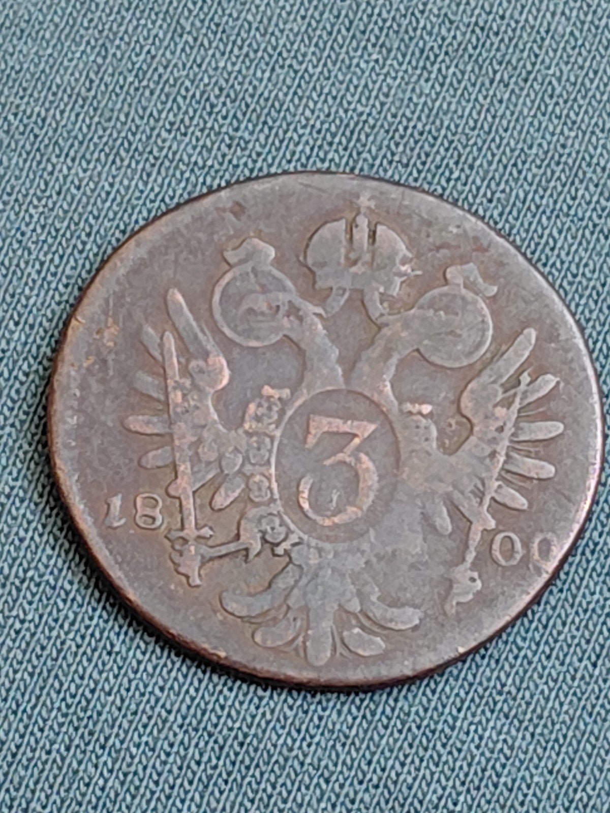Oostenrijkse Rijk 3 Kreuzer 1800s Franz II, Verzenden, Oostenrijk, Losse munt