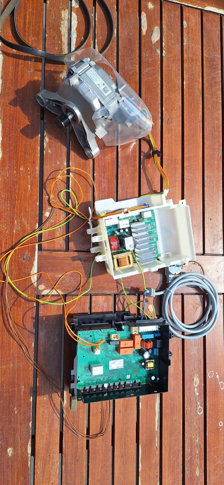 Siemens WM14T590NL/31 EcoSilence Drive motor + modules, Ophalen, Gebruikt