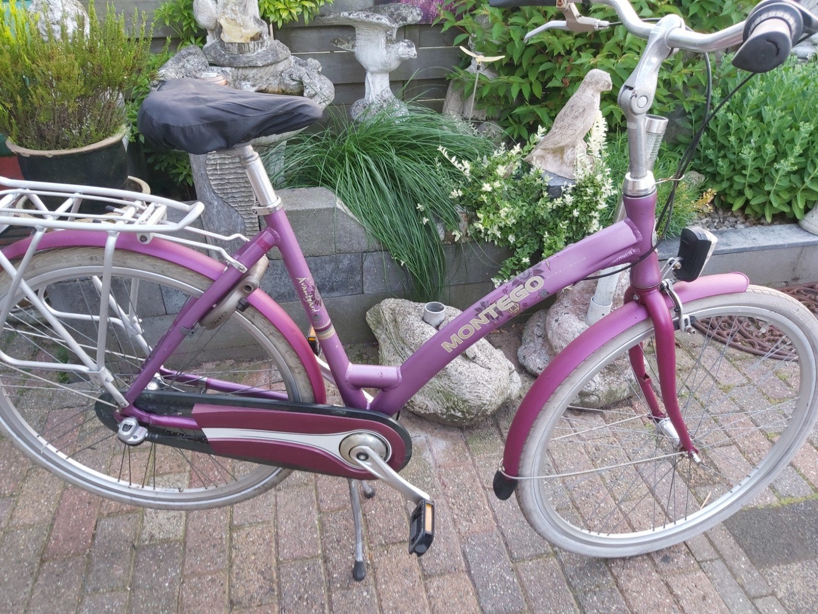 Montego avantgard 3 vern damesfiets slot Frame hoogte  53 cm, Ophalen, Terugtraprem, Gebruikt, Montego