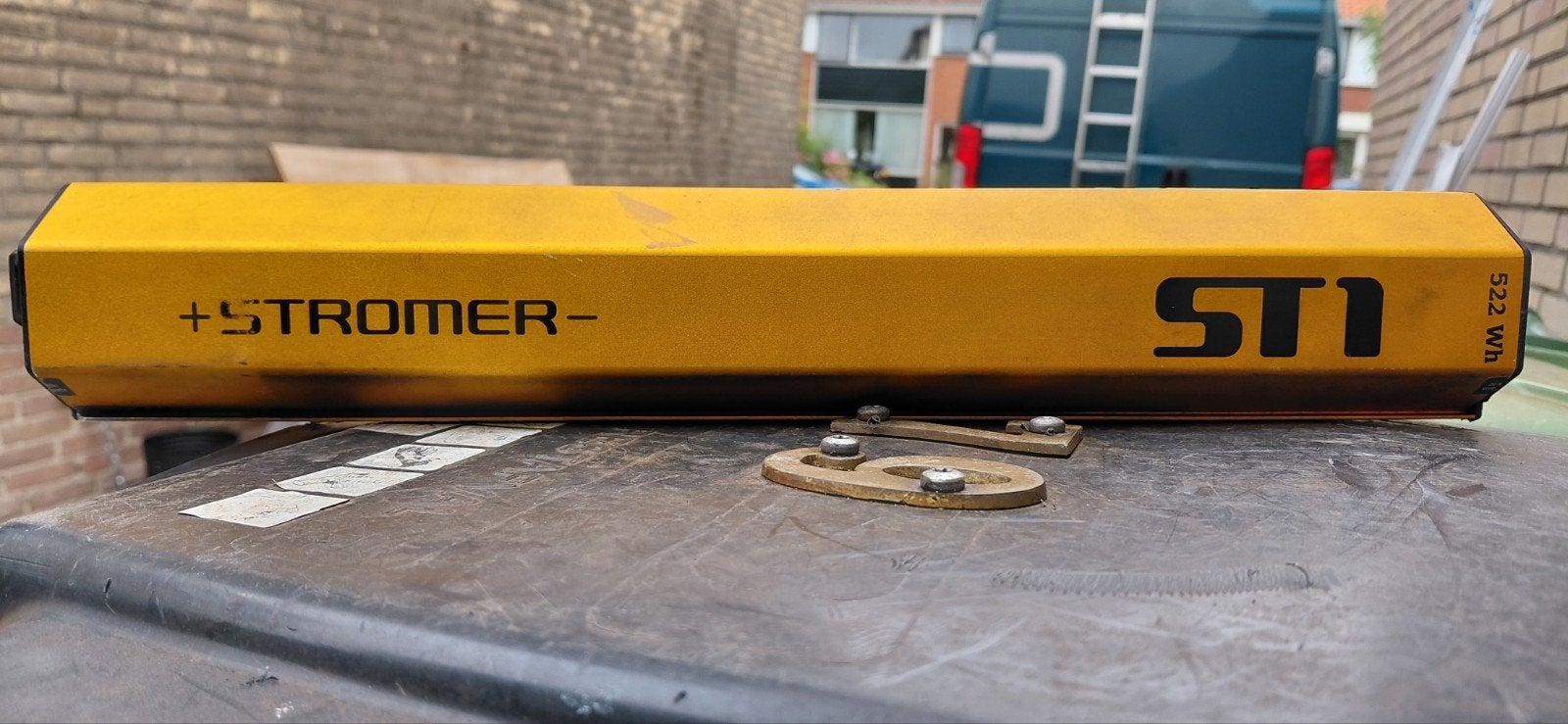 originele goudkleurige Stromer ST1 fietsaccu met een capacit, Ophalen of Verzenden