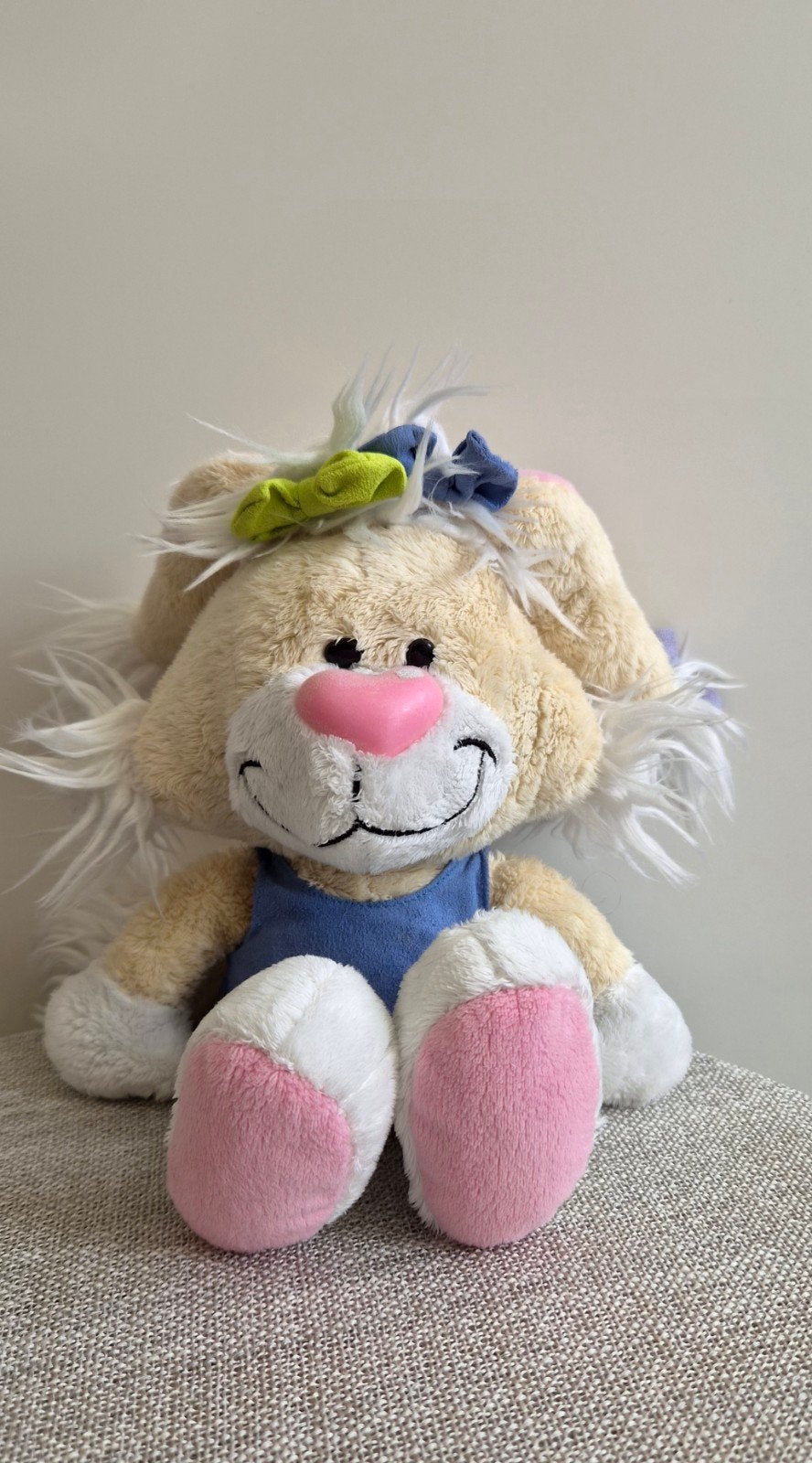 Diddl Mimihopps Pluche Knuffel - Vintage Depesche, Ophalen of Verzenden, Mimihopps, Gebruikt, Knuffel