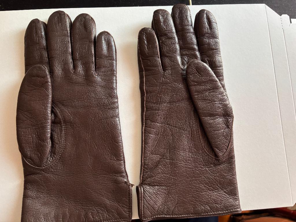lederen officiers Handschoenen maat 8,5, Verzenden, Landmacht, Nederland, Kleding of Schoenen