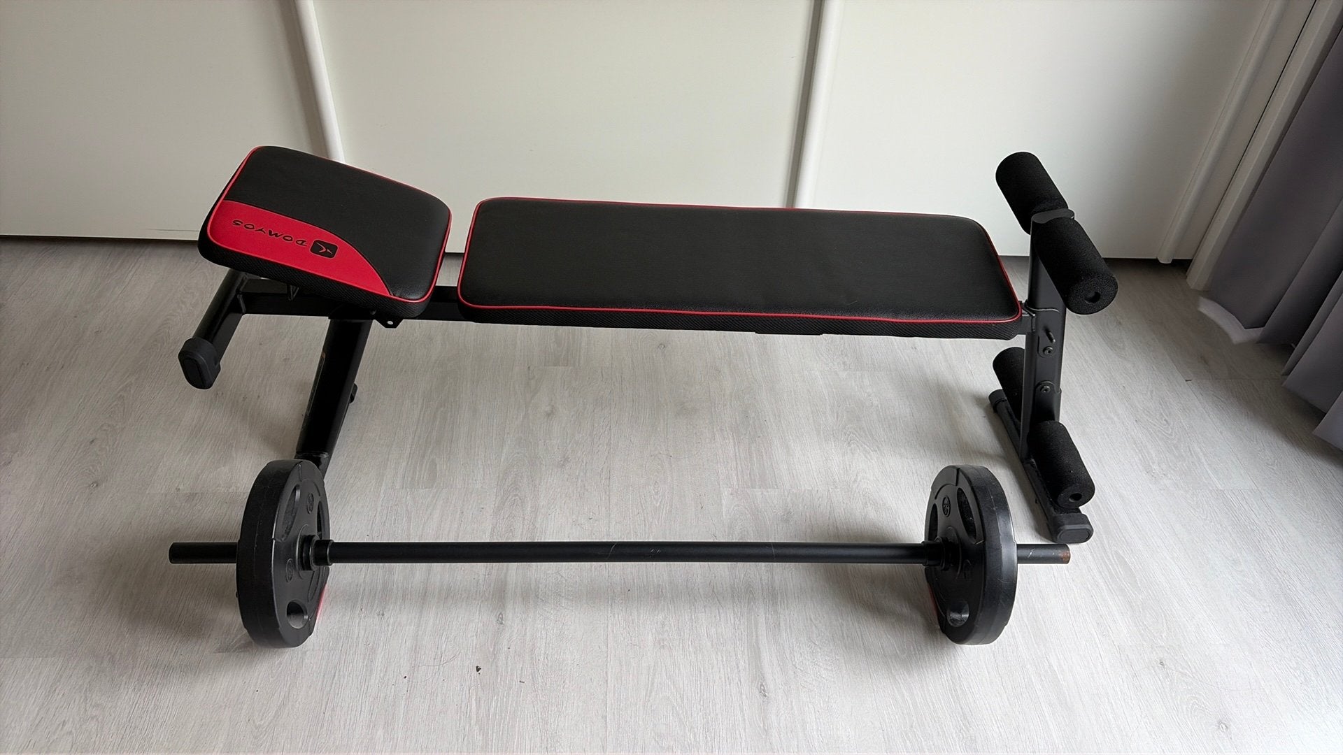 Fitnessbank Domyos, Ophalen, Zo goed als nieuw, Fitnessbank