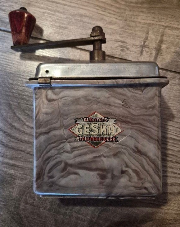 Vintage Geska Fortschritt Koffiemolen - Handbediend, Ophalen of Verzenden