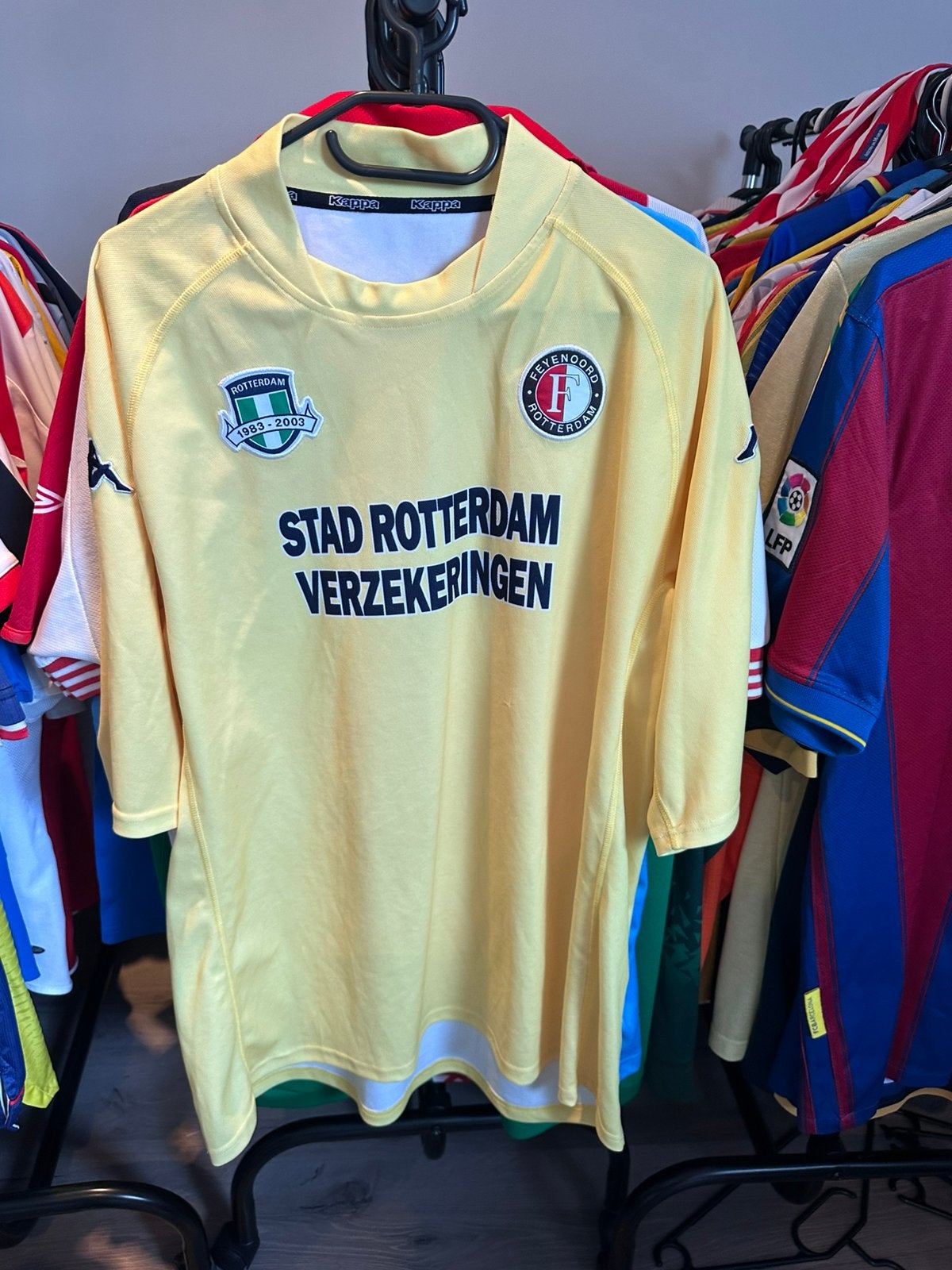Oud Feyenoord Europees voetbal shirt uit 2003/2004, Maat XL, Verzenden, Zo goed als nieuw, Shirt