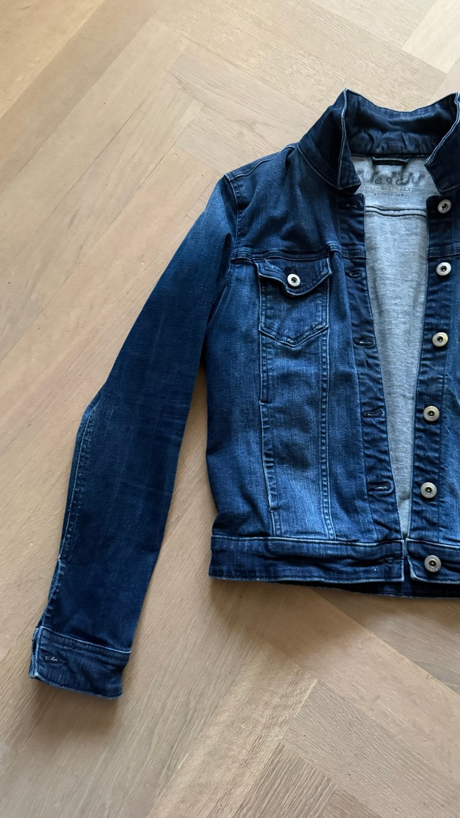 Stoere spijkerjas van EDC by Esprit, Kleding | Dames, Ophalen of Verzenden, Gedragen, Maat 38/40 (M), Blauw