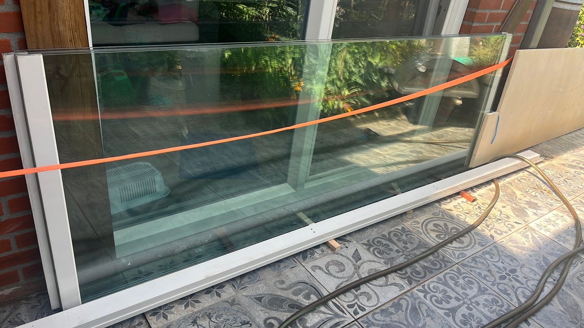 Glazen Schuifdeuren voor overkapping serre, Ophalen, Serre