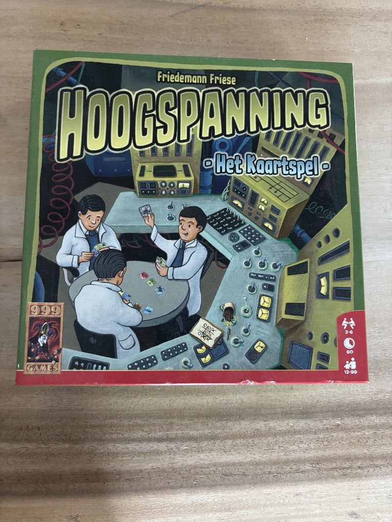 Hoogspanning - Het kaartspel, Ophalen of Verzenden, Gebruikt, 999 Games   ..