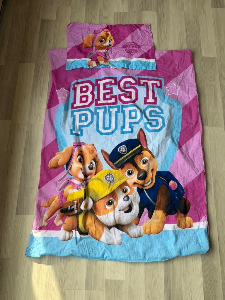 Paw Patrol dekbed maat 140 bij 70 cm, Meisje, Dekbedovertrek, Ophalen of Verzenden, Zo goed als nieuw