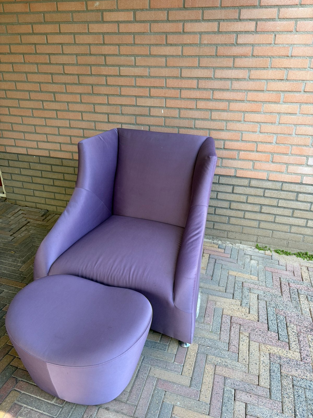 Relax/gamestoel inclusief hocker, Ophalen, 75 tot 100 cm, Zo goed als nieuw, 75 tot 100 cm