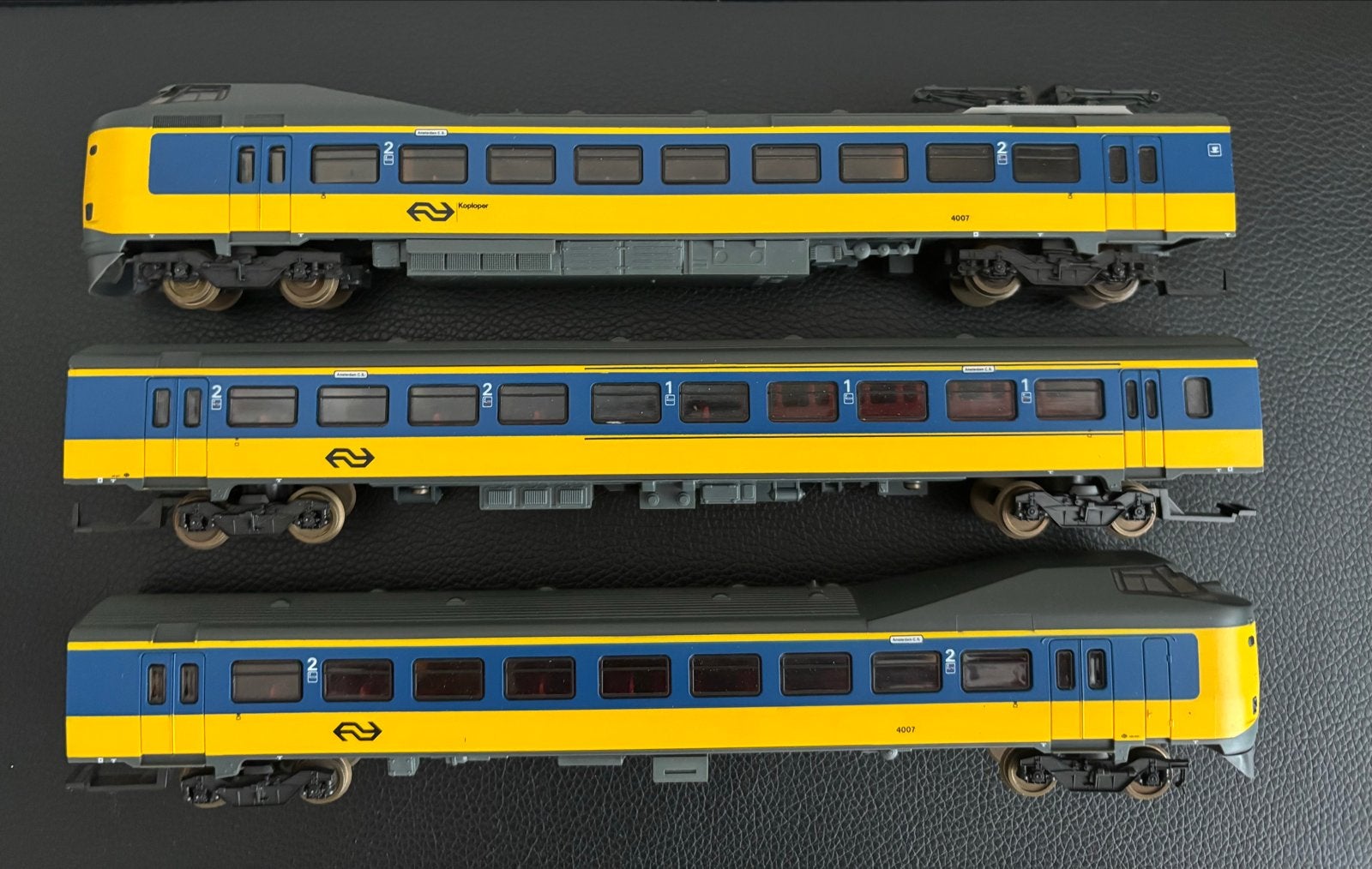 Lima NS Koploper Intercity Treinstel 3-delig, Hobby en Vrije tijd, Gelijkstroom, Fleischmann, Ophalen of Verzenden, Gebruikt