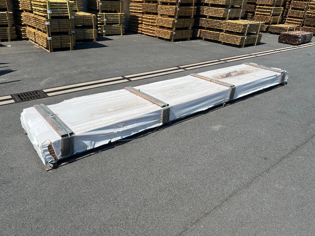 Vurenhouten overkapping 500x300 cm, Tuin en Terras, Ophalen, Zo goed als nieuw, Veranda